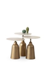 Beige Zigon Sehpa